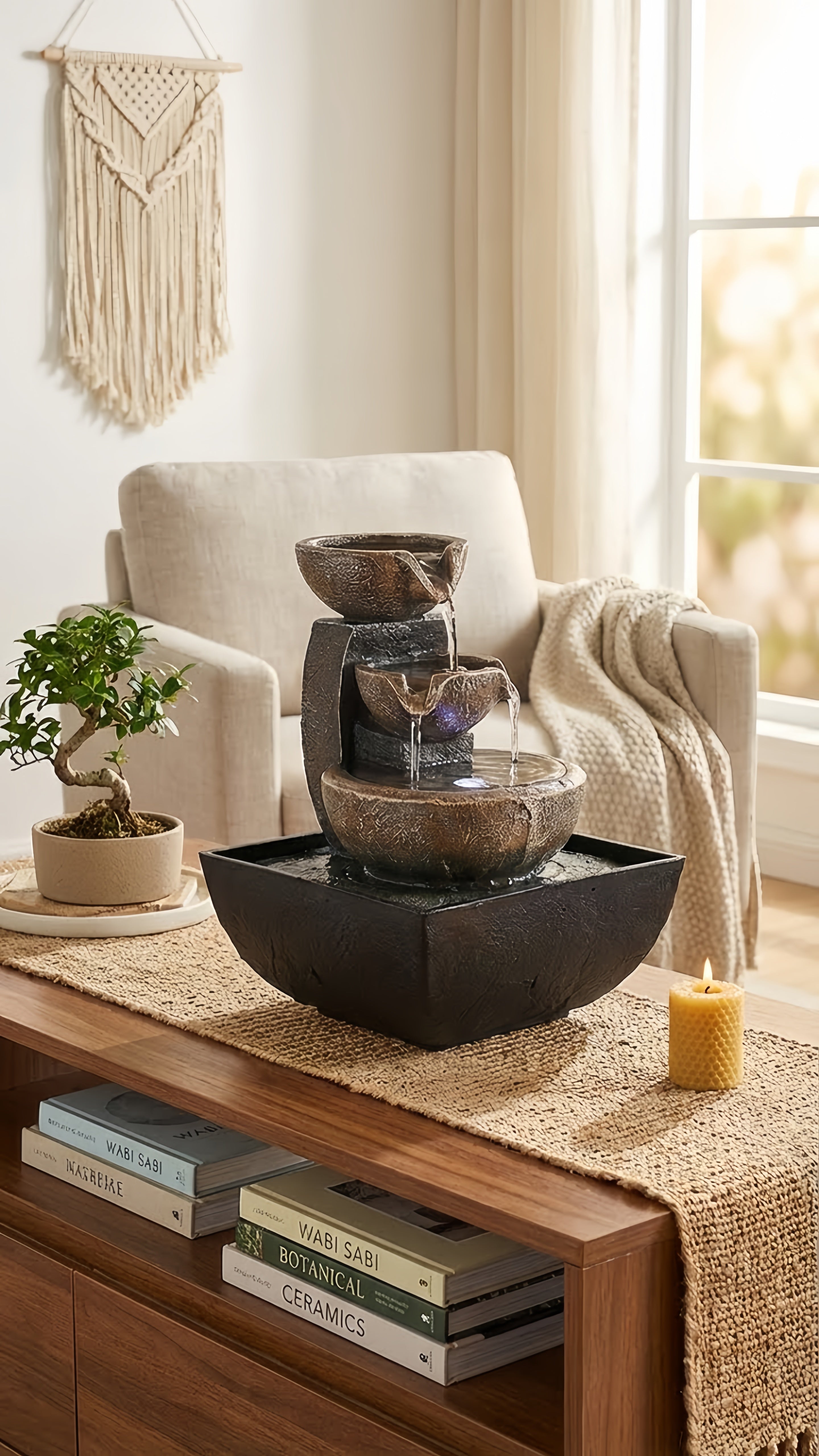 Fontaine de Bureau Zen - Détente Instantanée!