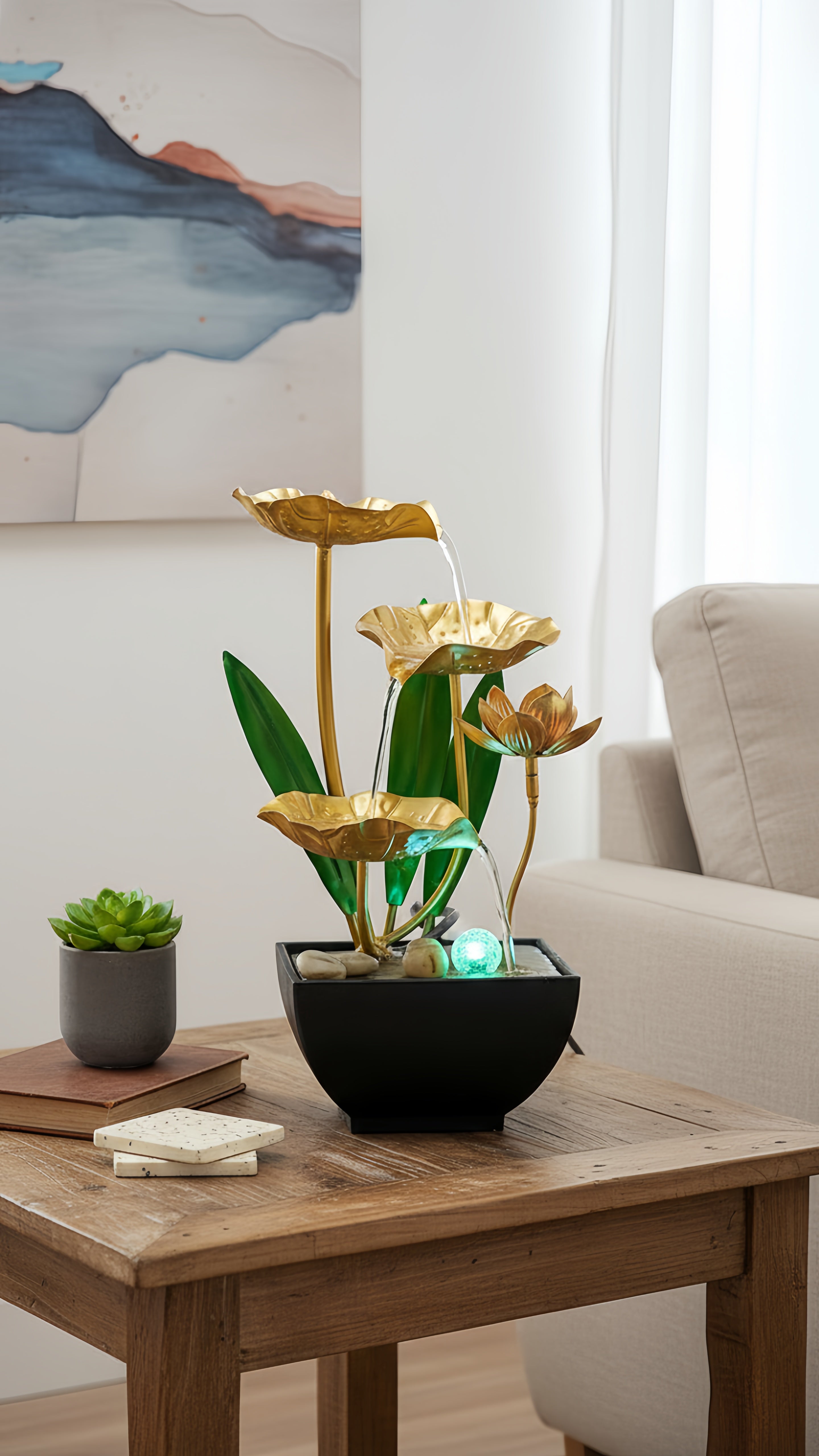 Fontaine Lotus - Élégance et Sérénité