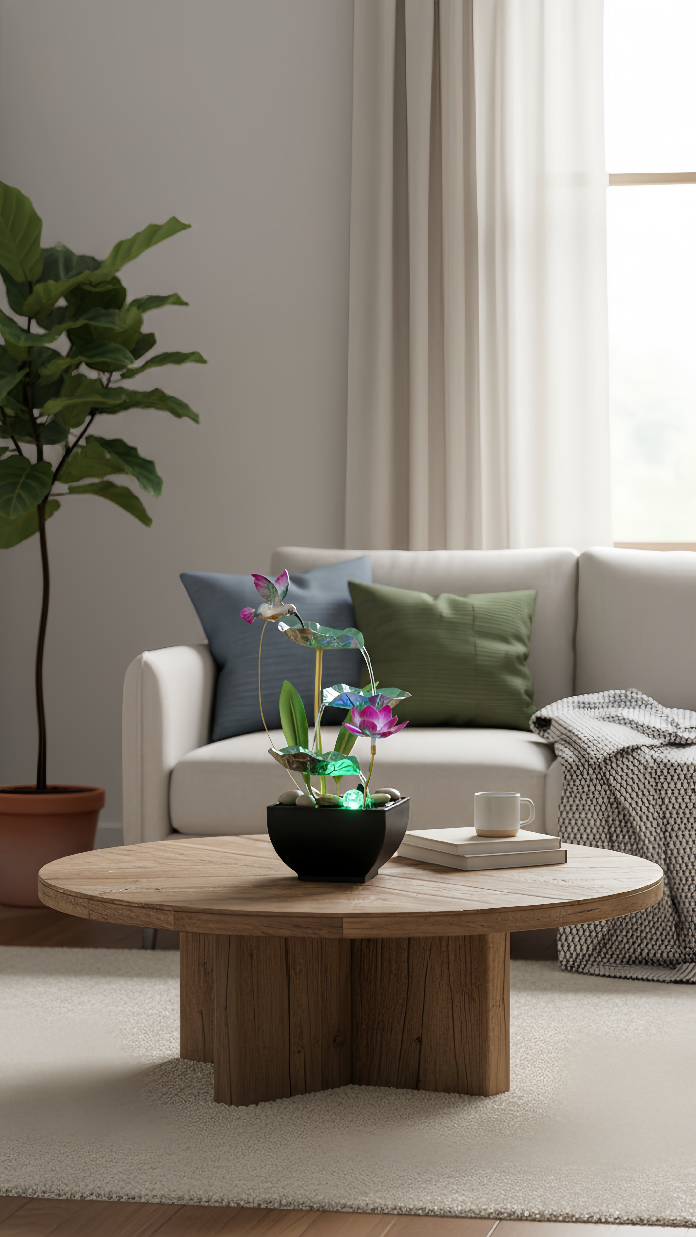 Fontaine d'eau moderne - Apportez la sérénité