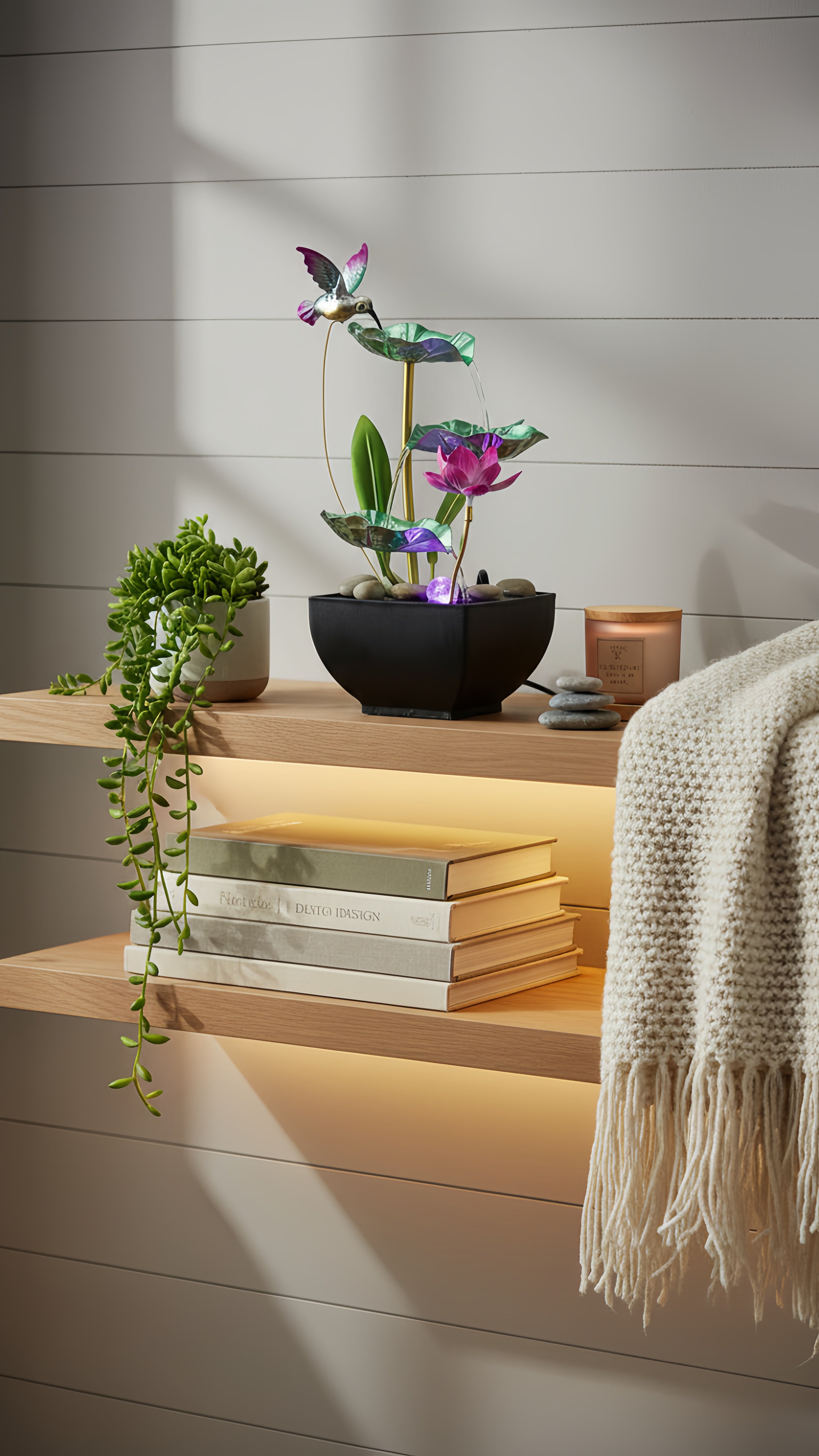 Fontaine d'eau moderne - Apportez la sérénité