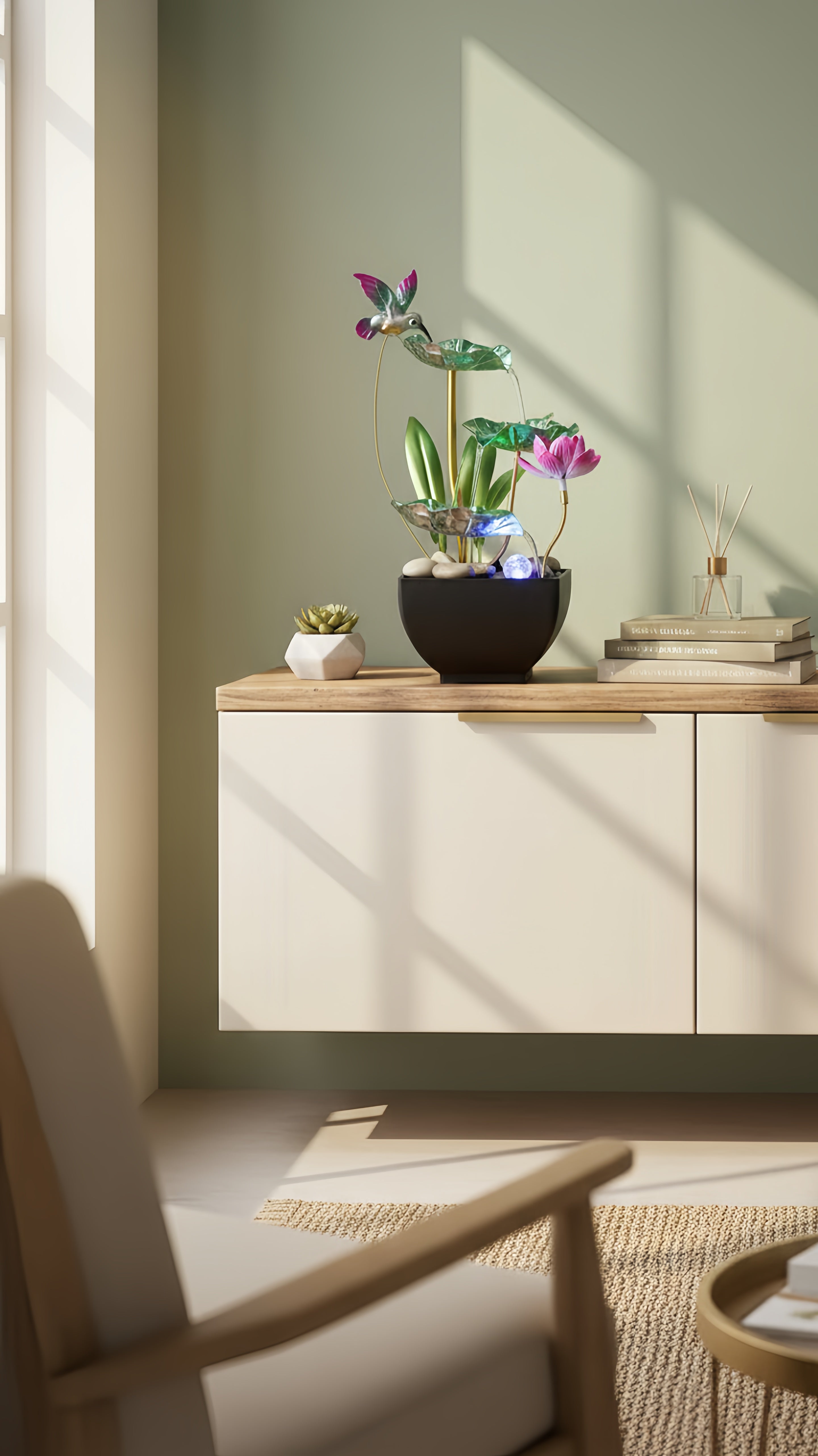 Fontaine d'eau moderne - Apportez la sérénité