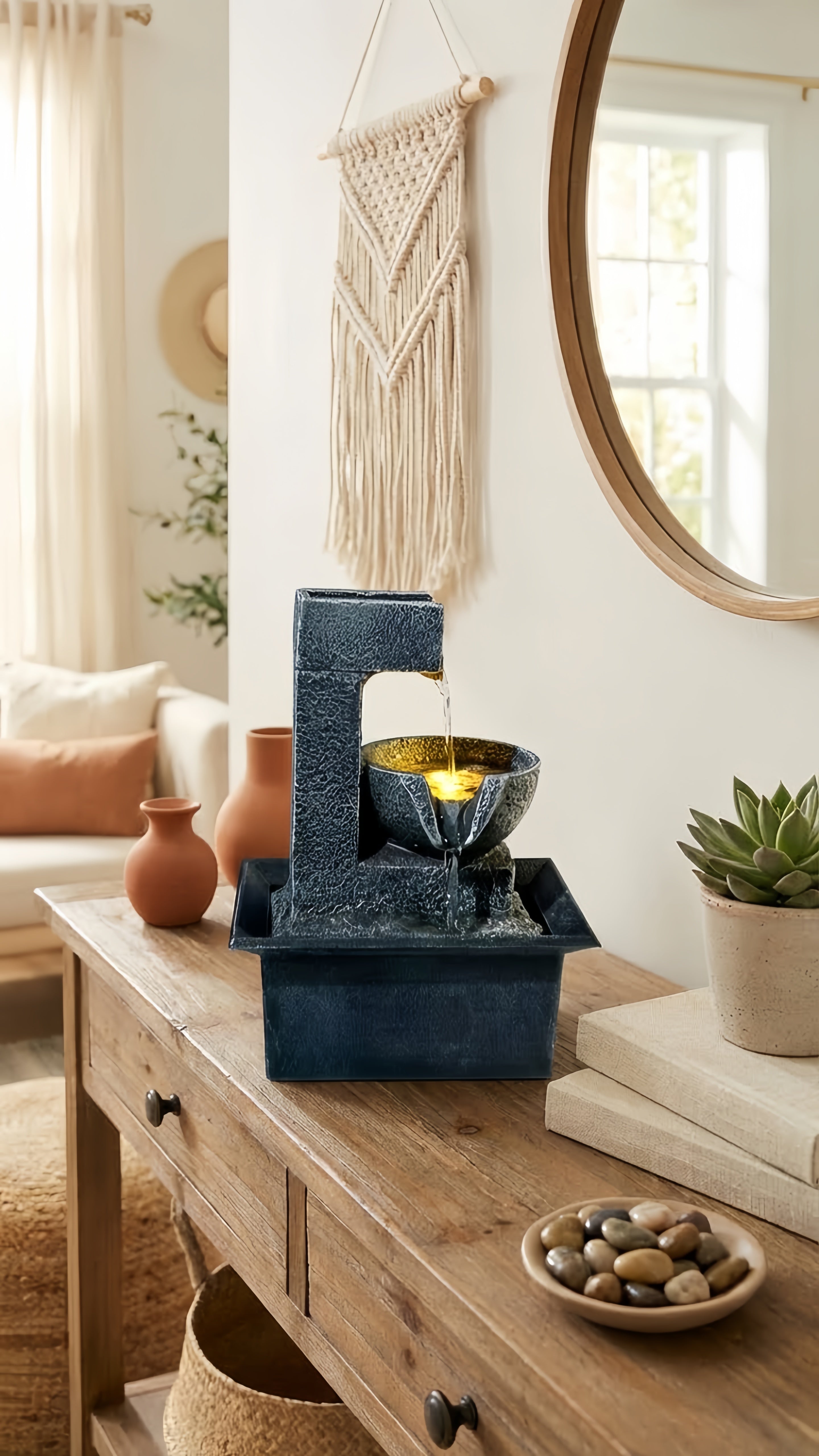 Fontaine de table zen : transformez votre espace en sanctuaire de calme