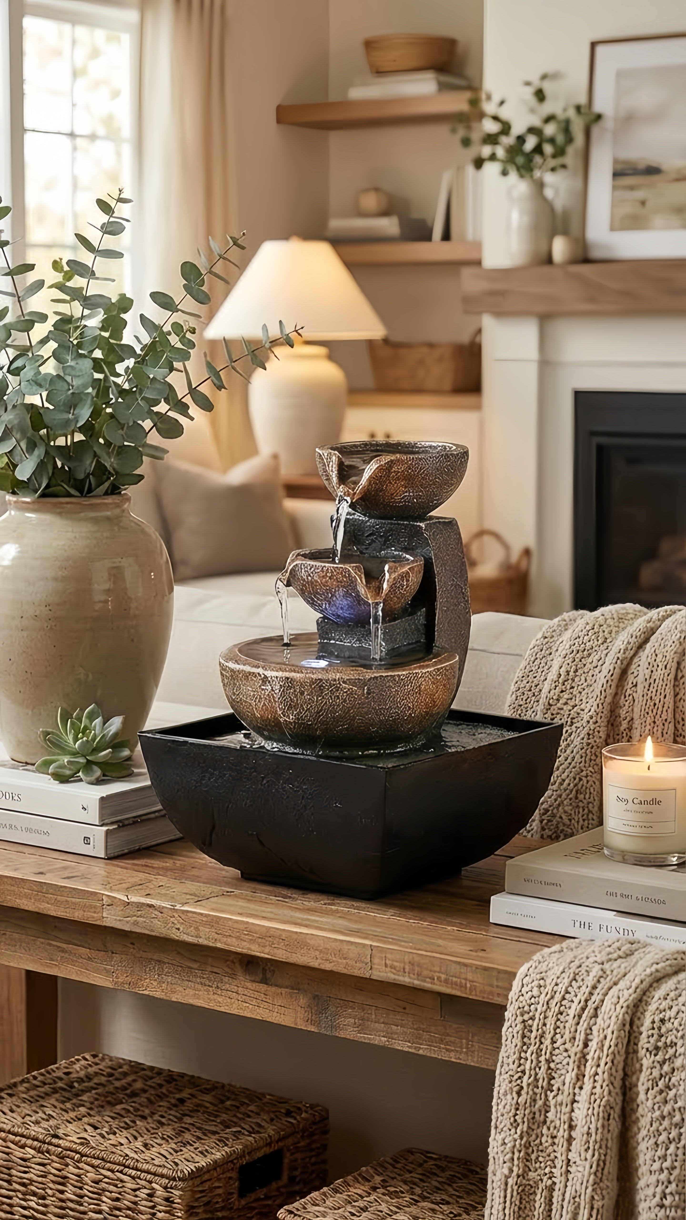 Fontaine de Bureau Zen - Détente Instantanée!