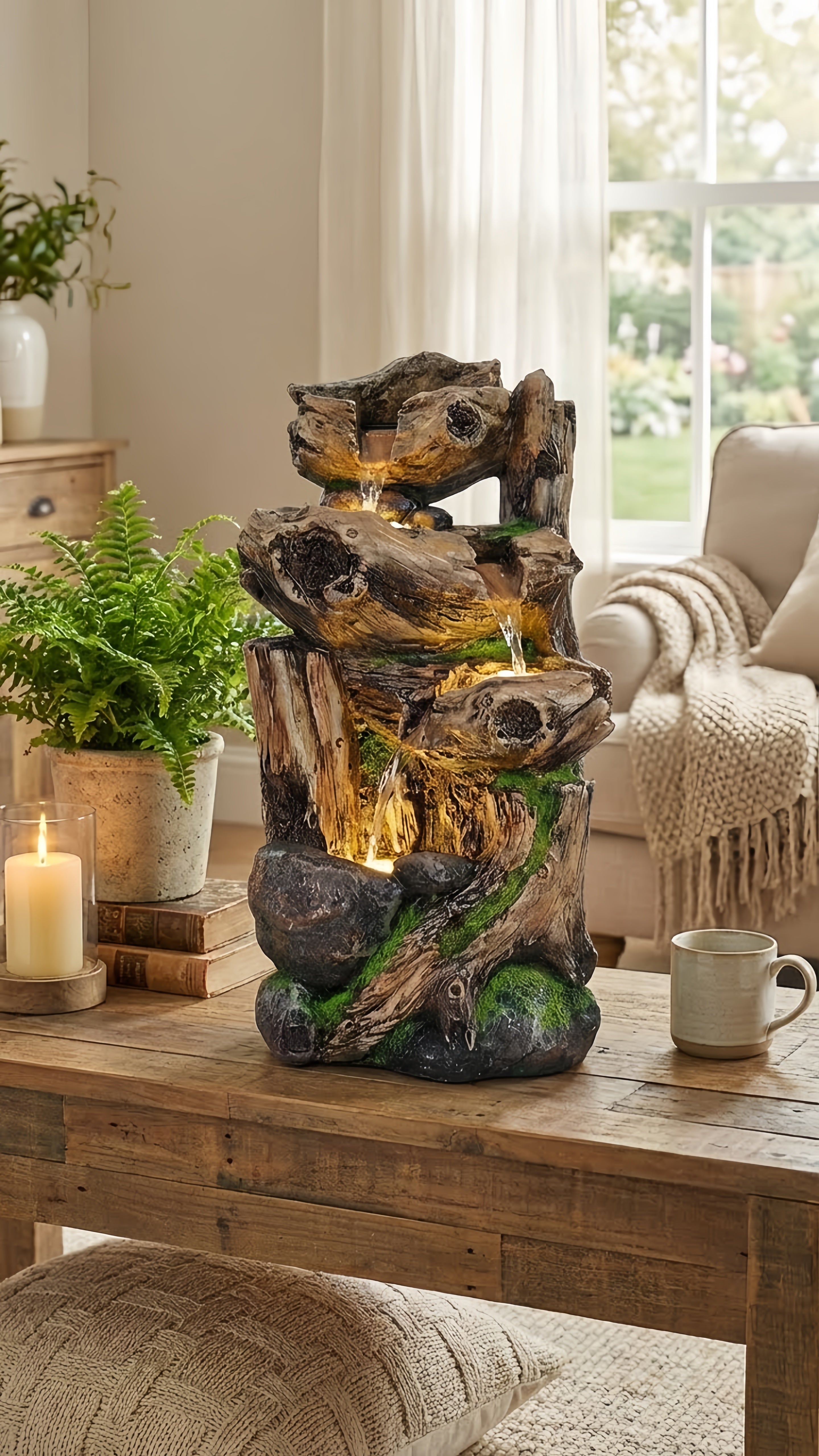 Fontaine de Table LED - Ambiance Relaxante